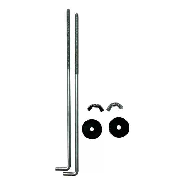 10" Inch L-Type Bolt Battery Hold Down Kit