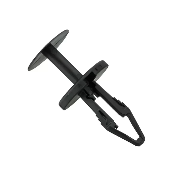 Black Nylon Ergo Tufloks Push Retainer Clips 1/4" Hole 22 MM Stem 25 Pack