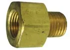 1/4 Female x 1/4 male Brass Brake Line Adapter, 5/bag