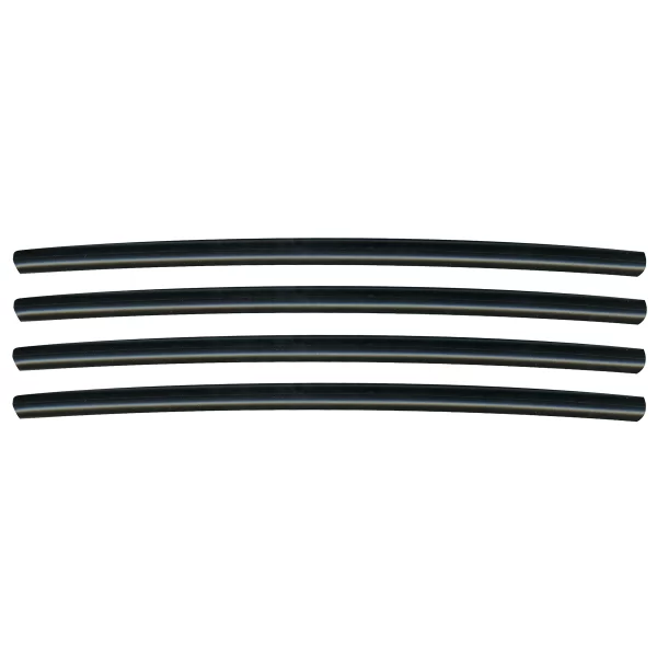 1/4" Heat Shrink Tubing 2.5:1 Ratio Semi-Rigid Adhesive-Lined 12" Length 4 Pack