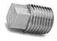 1/2""- Square Head Pipe Plug, Plain Finish Drain Plug 1 or 10 Pack