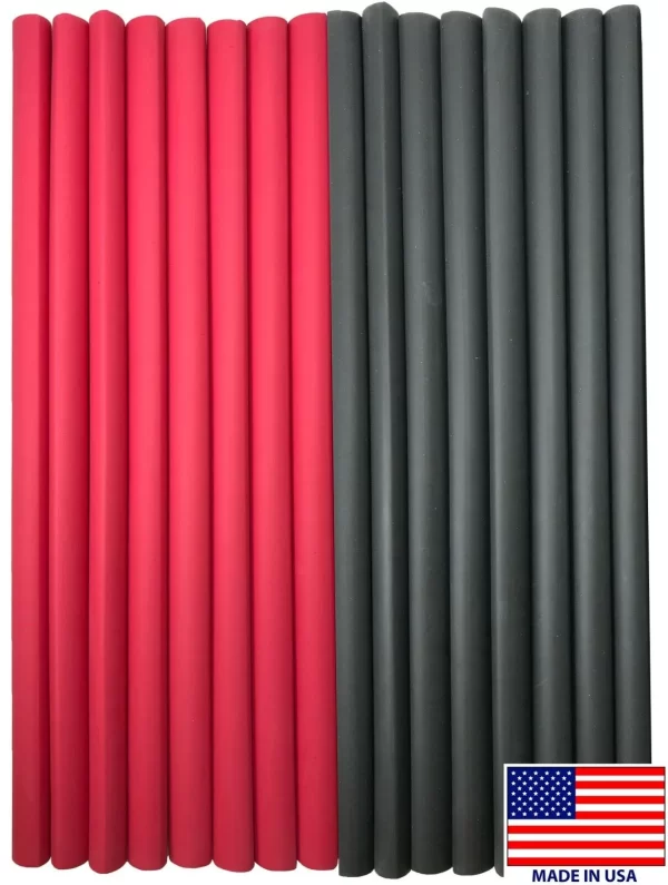 1/2" ID Heat Shrink Tubing 3:1 Ratio Dual Wall Adhesive 12" Length 16 Pack
